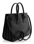 Calfskin Small Sac De Jour Black