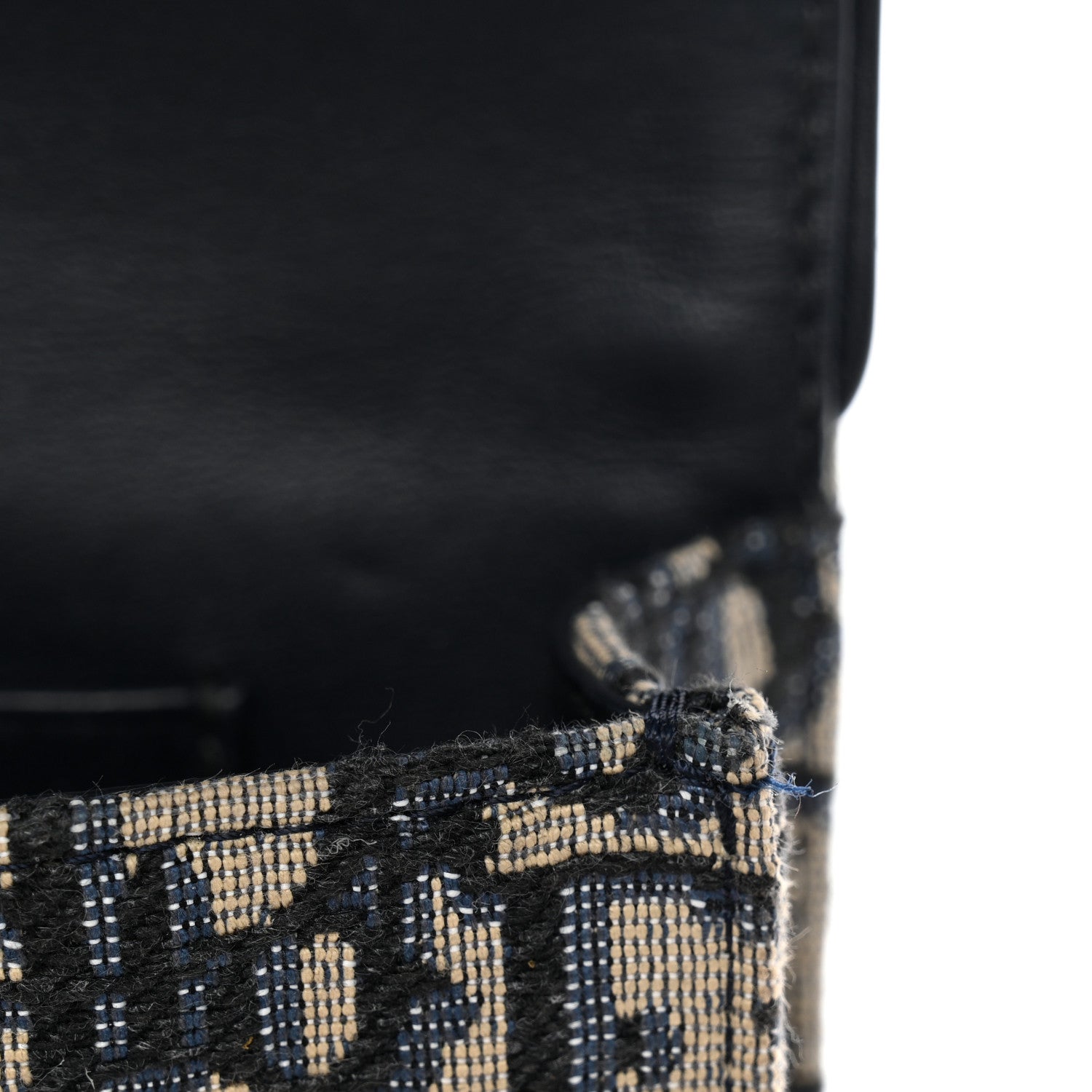 Oblique Saddle Belt Bag Blue