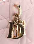 Calfskin Macrocannage Medium Toujours Powder Pink