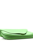 Calfskin Mount Envelope Bag Parakeet
