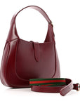 Ancora Calfskin Web Medium Jackie 1961 Hobo Rosso