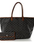 Goyardine Saint Louis PM Black Gold