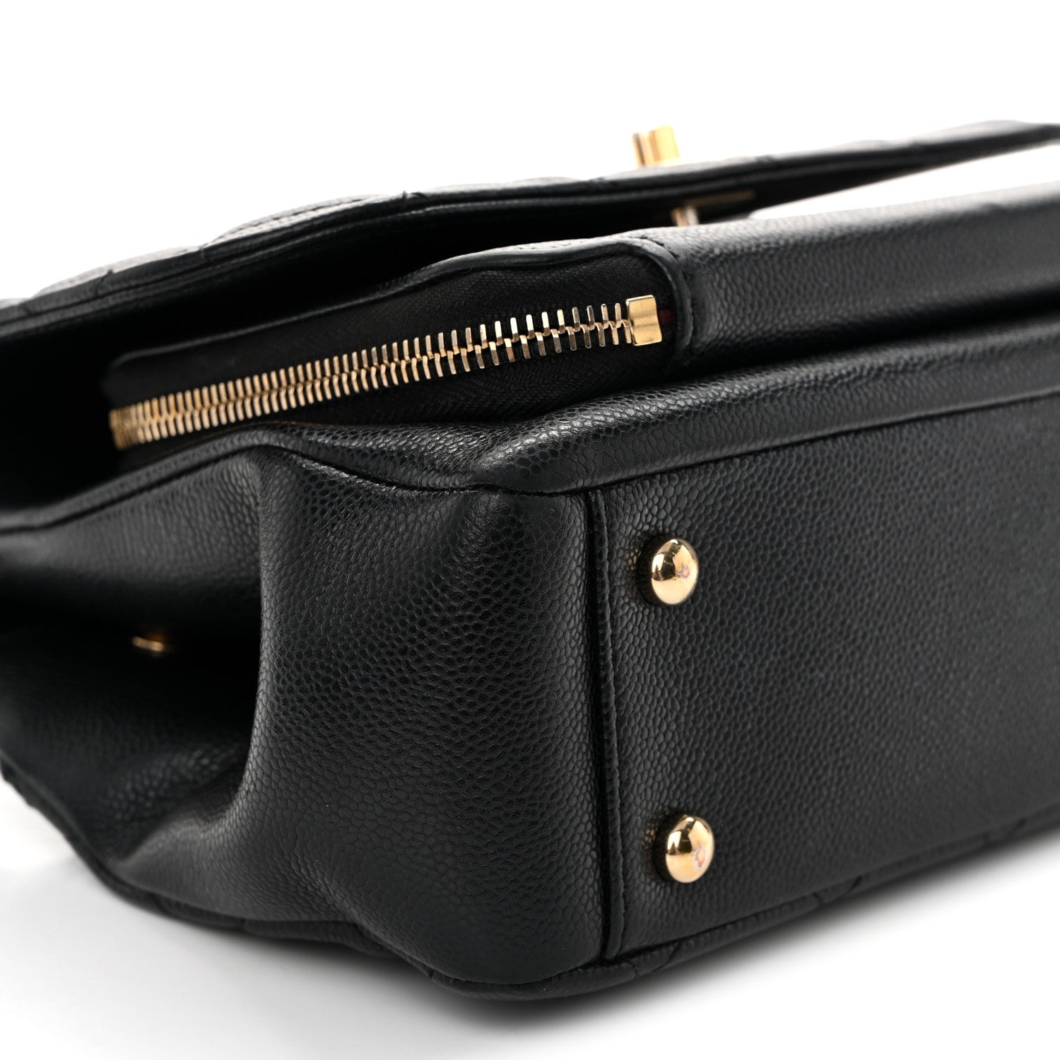 Caviar Quilted Medium Business Affinity Flap Black