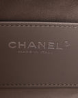 Caviar Quilted Mini CHNL 25 Handbag Dark Grey