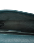 Caviar Quilted Medium Boy Flap Dark Green