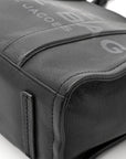 Grained Calfskin Medium The Tote Bag Black