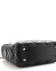Lambskin Cannage Mini Lady D1OR Black