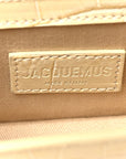 Calfskin Crocodile Embossed Le Chiquito Beige