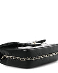 Lambskin Quilted Small My Precious Flap Black