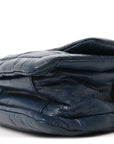 Lambskin The Pillow Bag Blue Sea