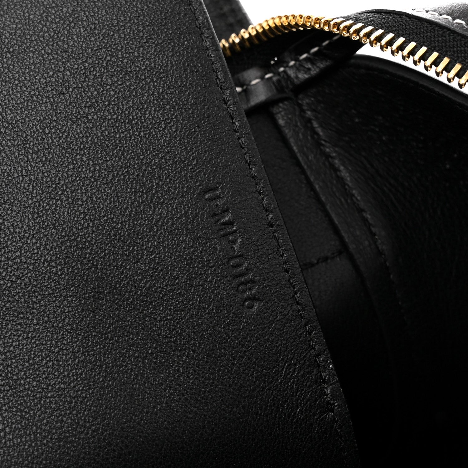 Smooth Calfskin Double Stitching Mini Belt Bag Black