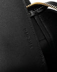 Smooth Calfskin Double Stitching Mini Belt Bag Black