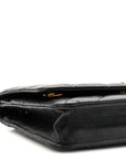 Lambskin Quilted Wallet On Chain WOC Black
