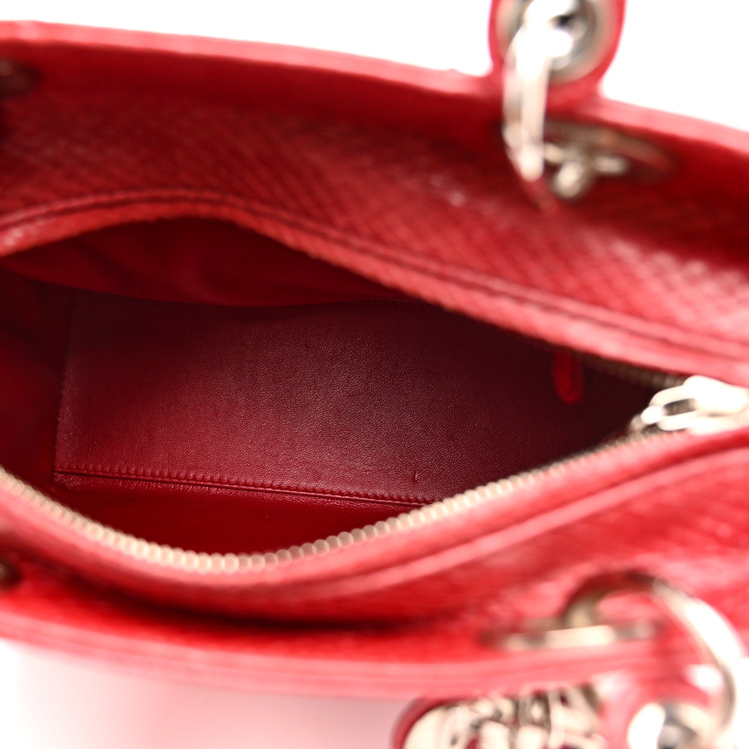 Snakeskin Medium Lady D1OR Pink