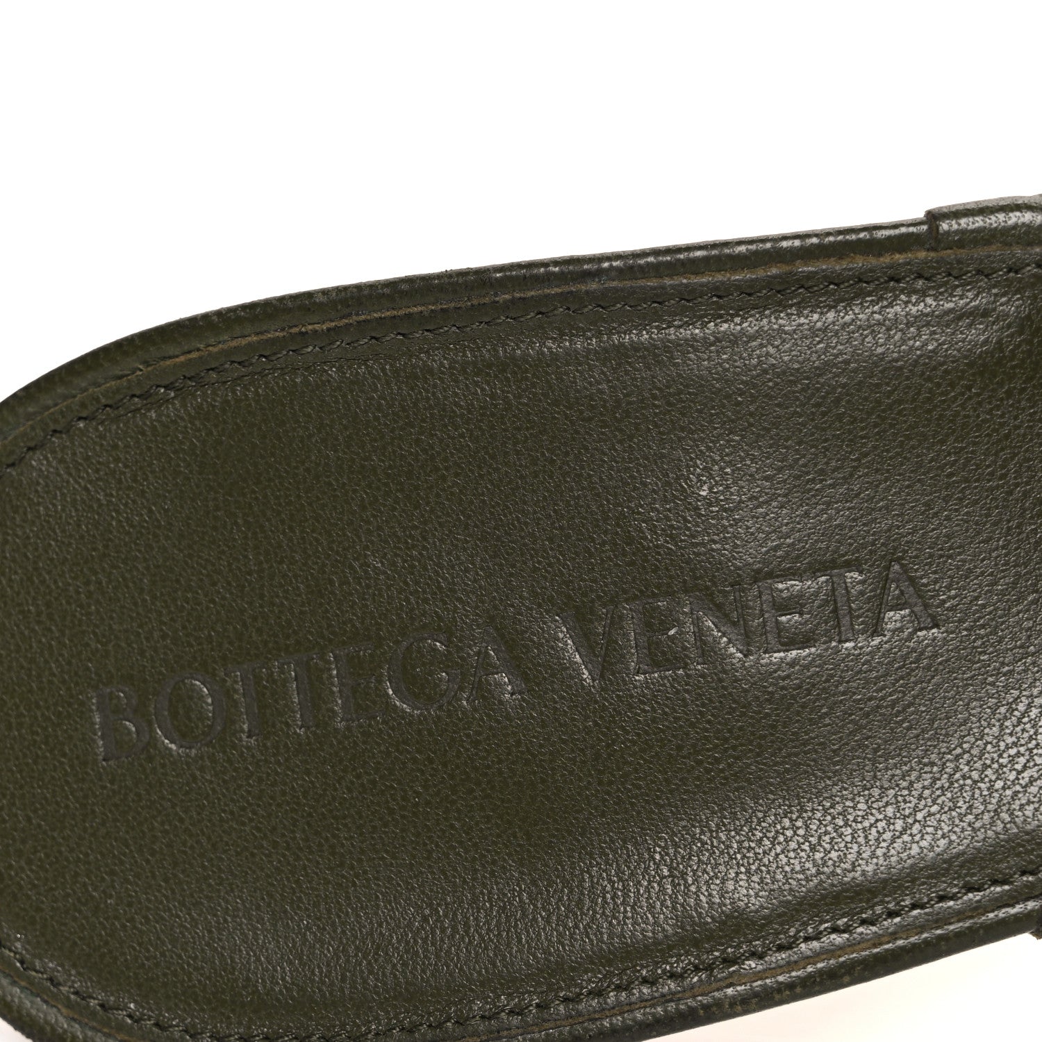 Nappa Quilted Rubber Lido Mule Sandals 39 Khaki