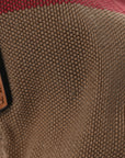 Canvas Mega Check Mini Ashby Tassel Crossbody Saddle Brown