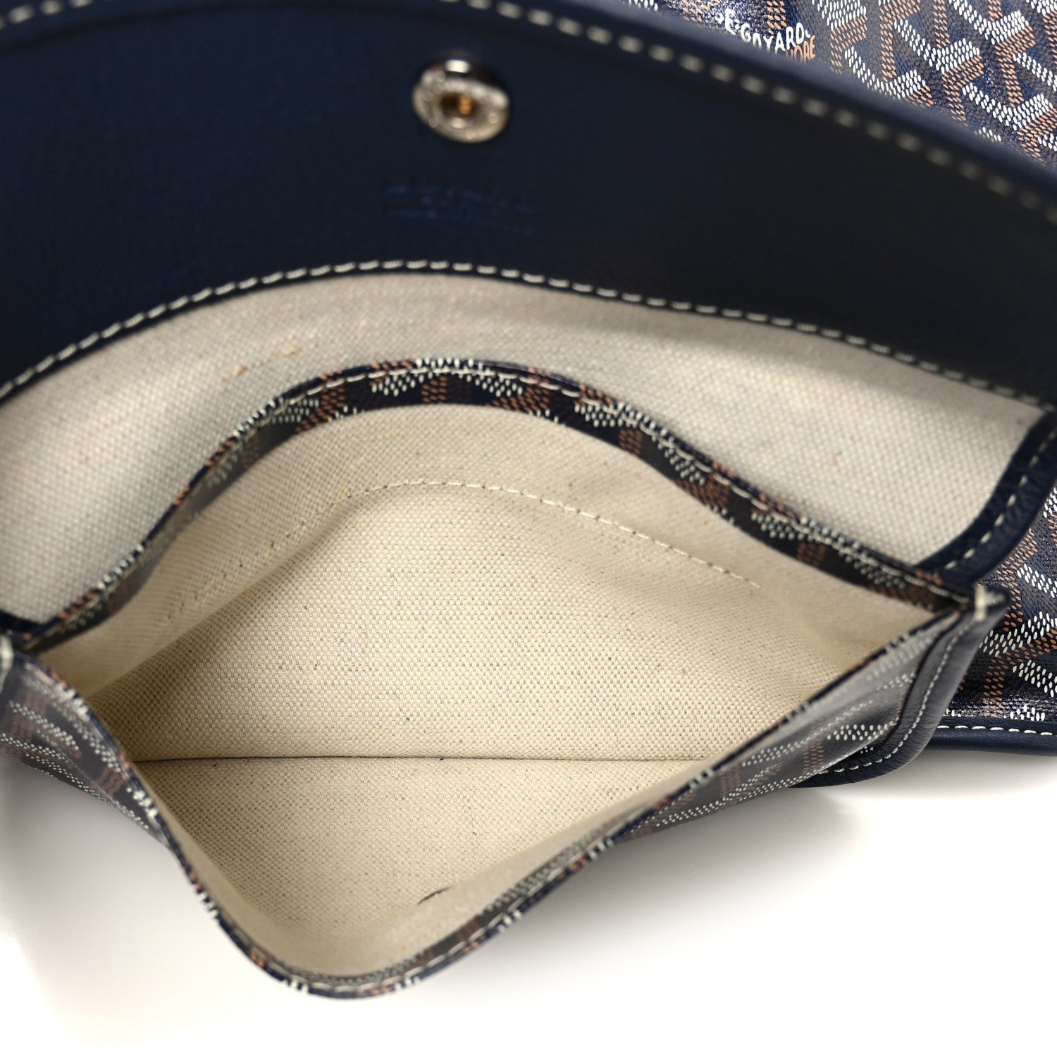 Goyardine Reversible Anjou PM Navy