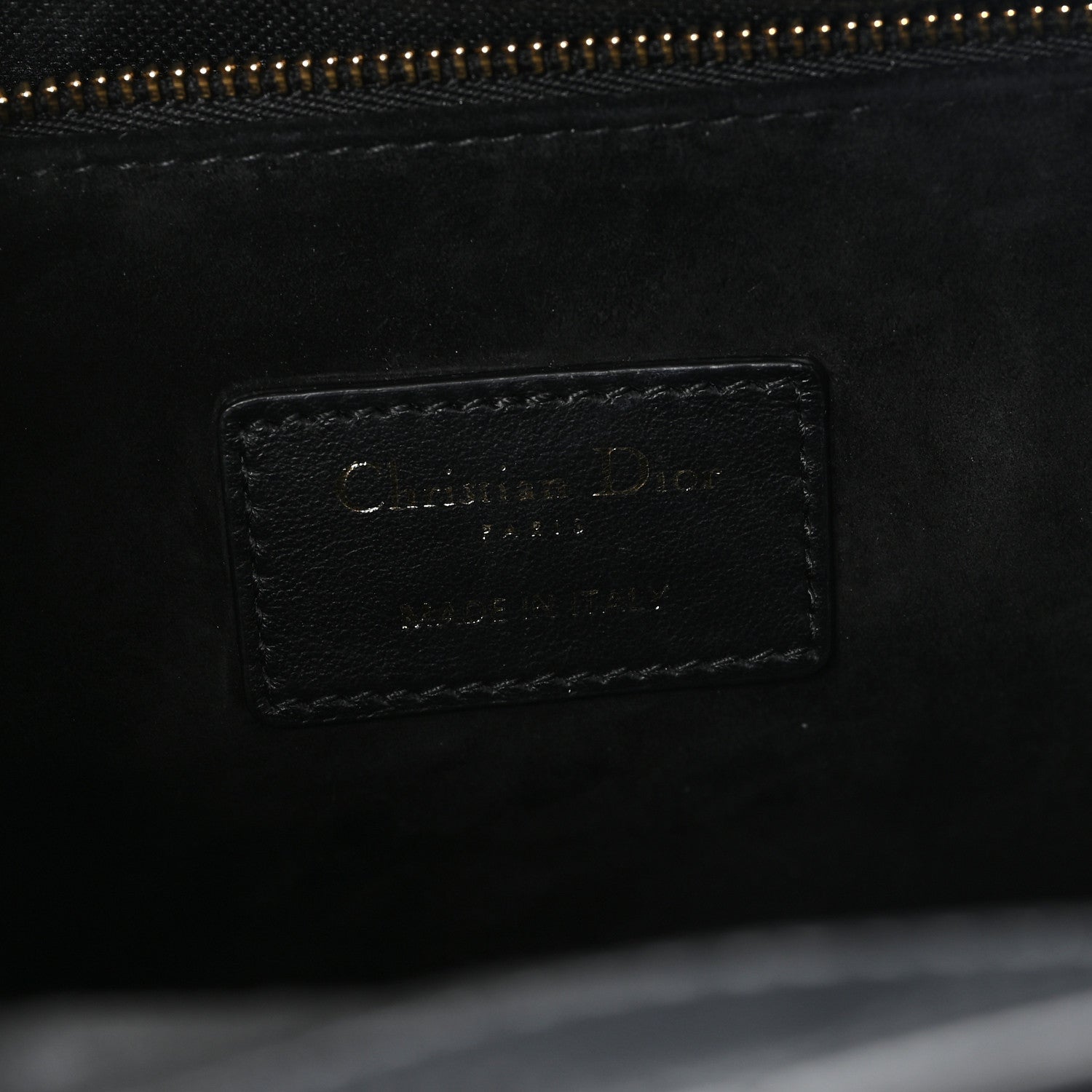 Calfskin Macro Cannage Medium Book Tote Black