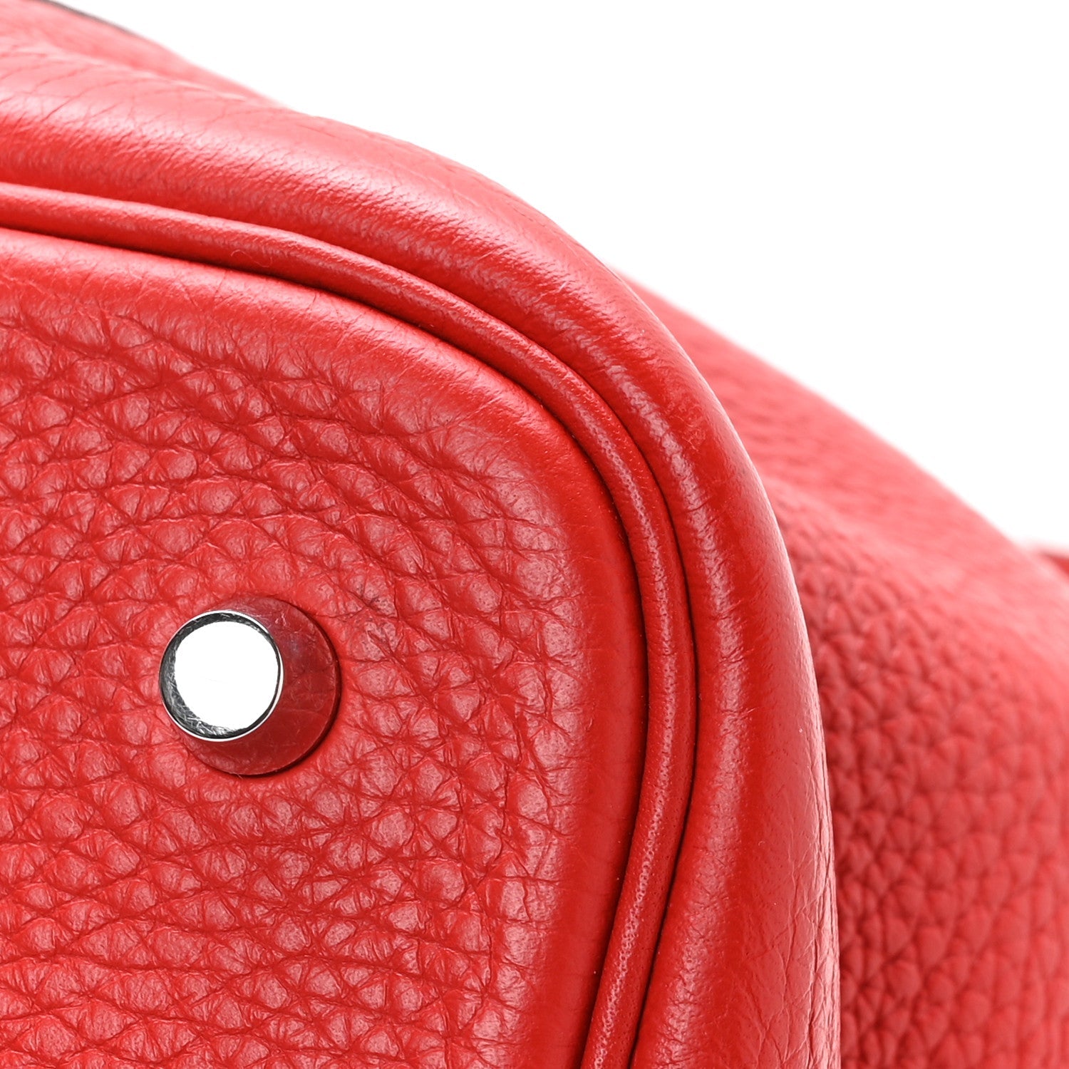 Taurillon Clemence Picotin Lock 22 MM Rouge Tomate