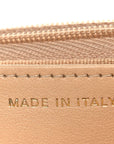 Caviar Quilted Wallet on Chain WOC Beige