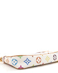 Monogram Multicolor Pochette Accessories White