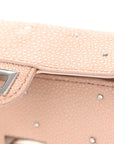 Galuchat Stingray Crystal Embellished 2.55 Reissue Mini Flap Light Pink
