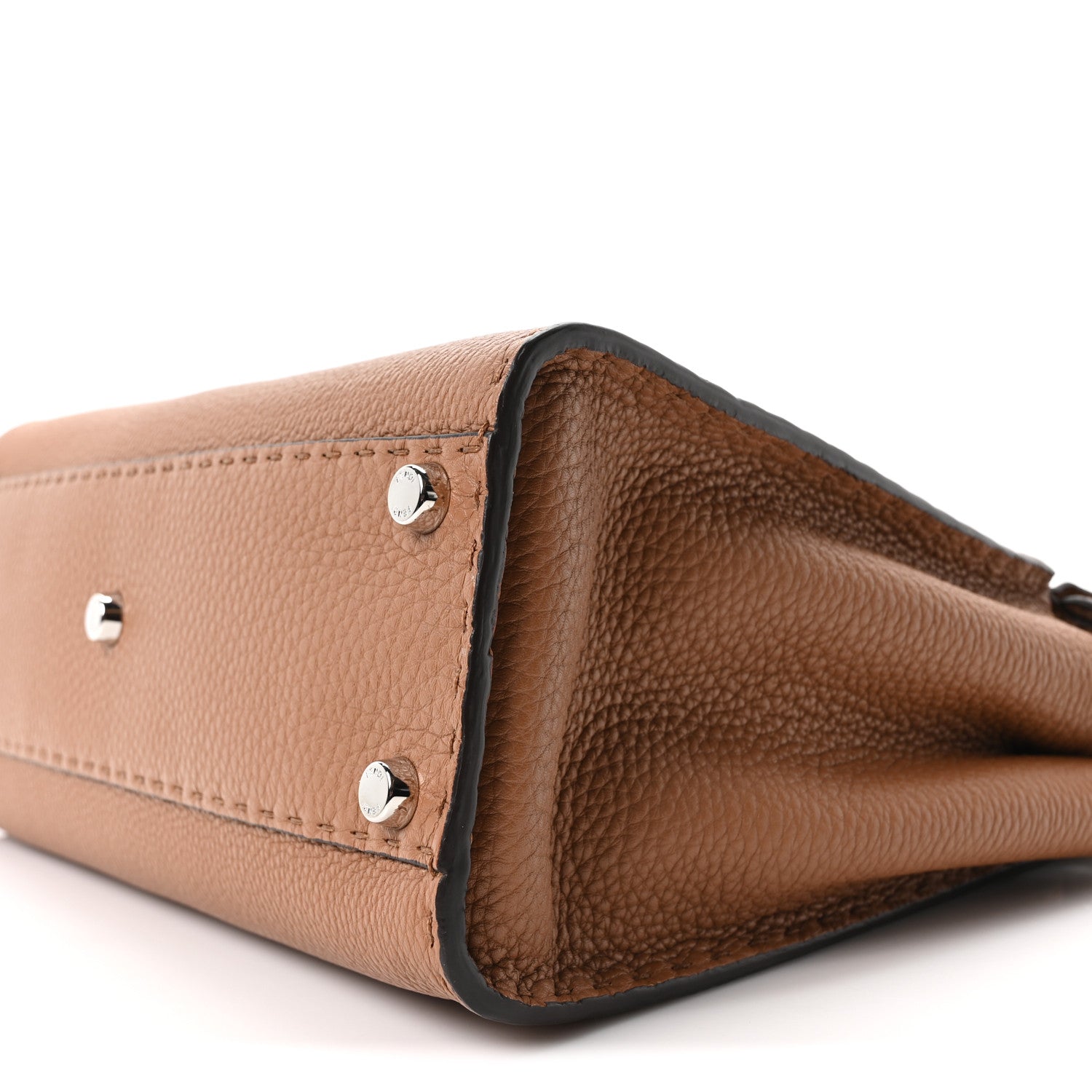 Cuoio Romano Selleria Bi-Color Medium Peekaboo Iconic Satchel Mou Deserto