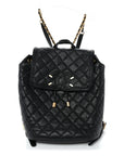 Caviar Quilted Small Filigree Backpack Black