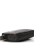 Triomphe Canvas Medium Messenger Bag Black