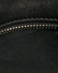 Lambskin Quilted Medium Loulou Puffer Monogram Chain Satchel Black