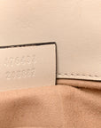 Calfskin Matelasse Super Mini GG Marmont Shoulder Bag White
