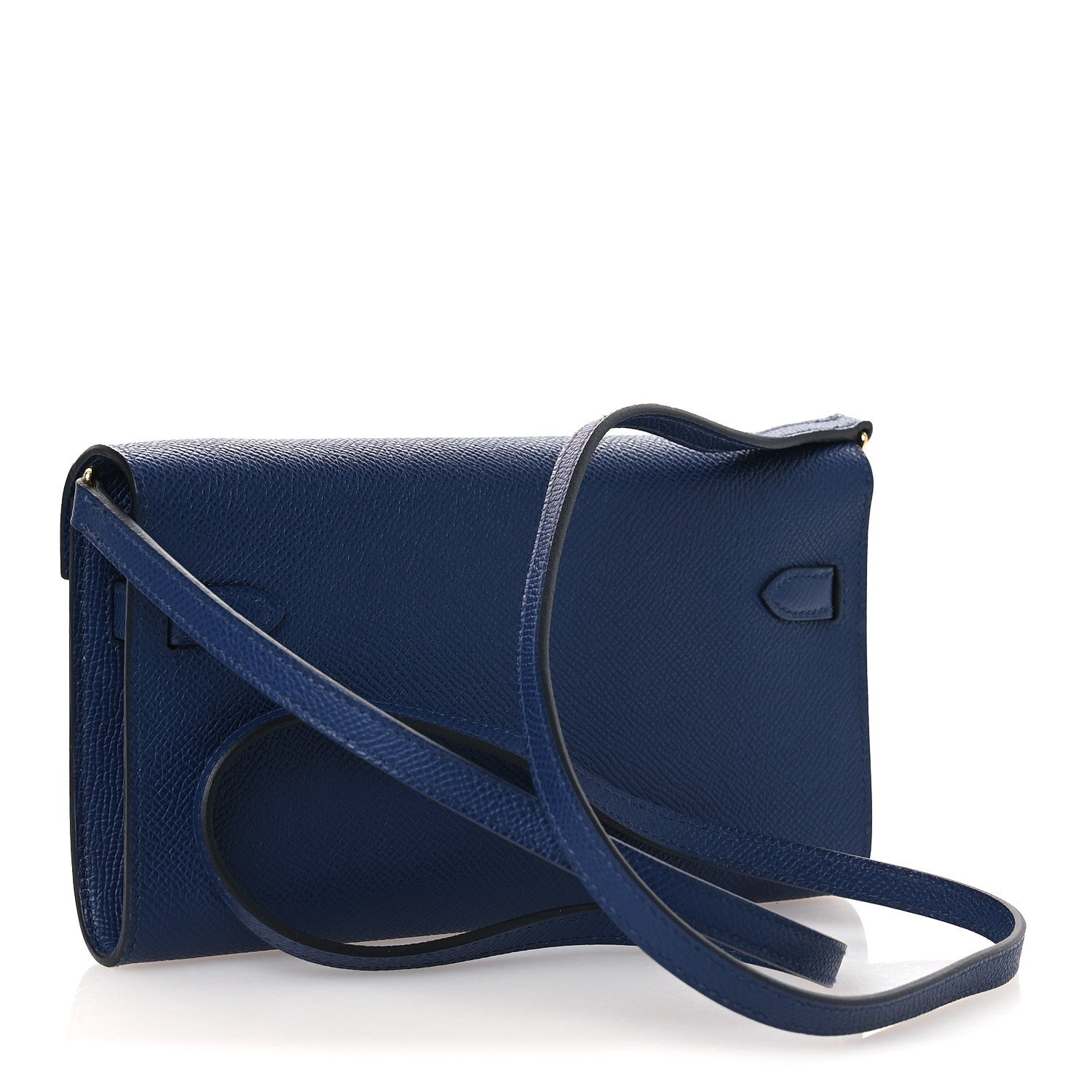 Epsom Kelly Wallet To Go Bleu Saphir