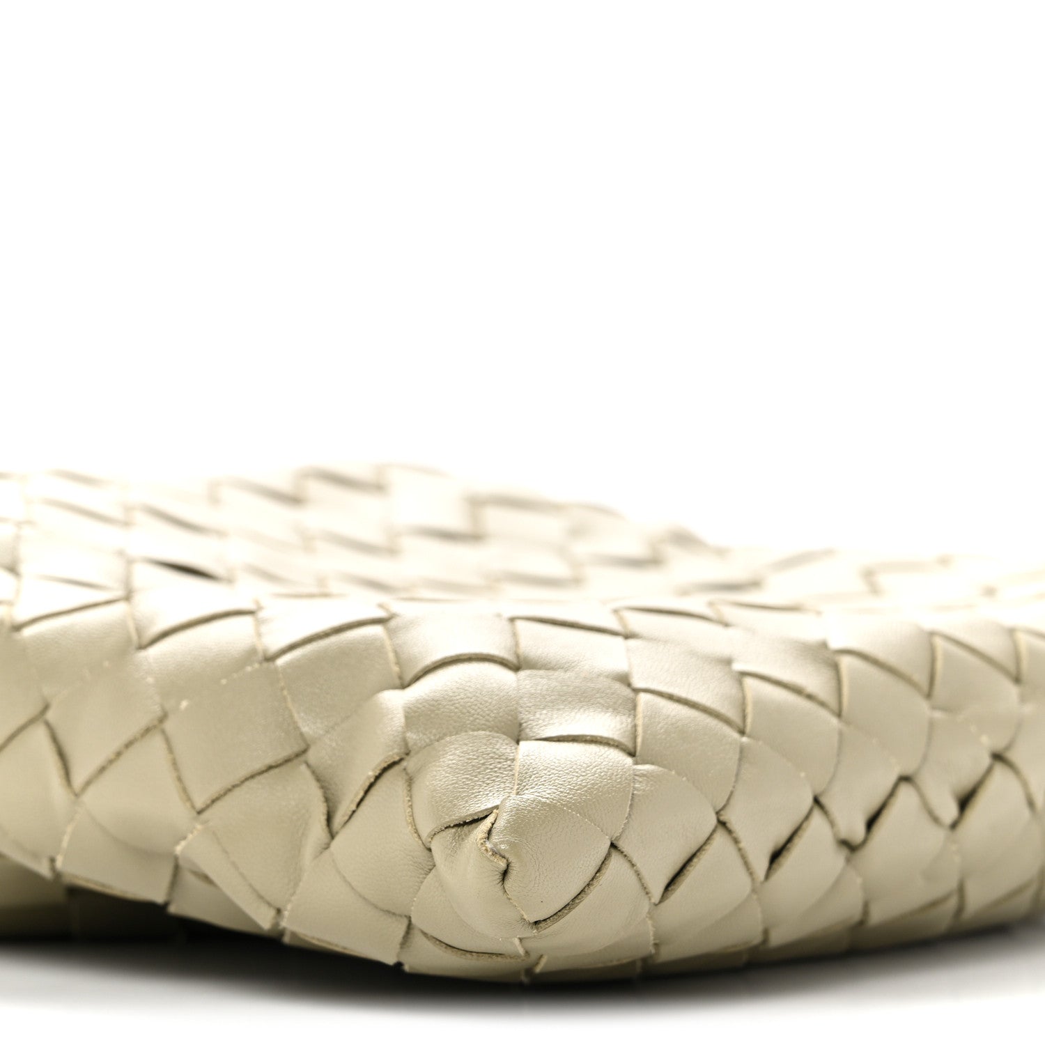 Calfskin Intrecciato Mini Hop Travertine