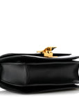 Box Calfskin Small Classic Box Flap Bag Black