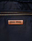 Raffia Crochet Stripe Tote Natural Blue