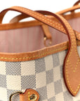 Damier Azur Neo Neverfull MM Rose Ballerine
