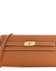 Epsom Kelly Wallet To Go Gold