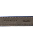 Metallic Nappa Intrecciato Belt 80 32 Blue