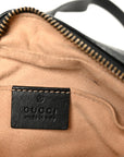 Calfskin Matelasse Mini GG Marmont Chain Shoulder Bag Black
