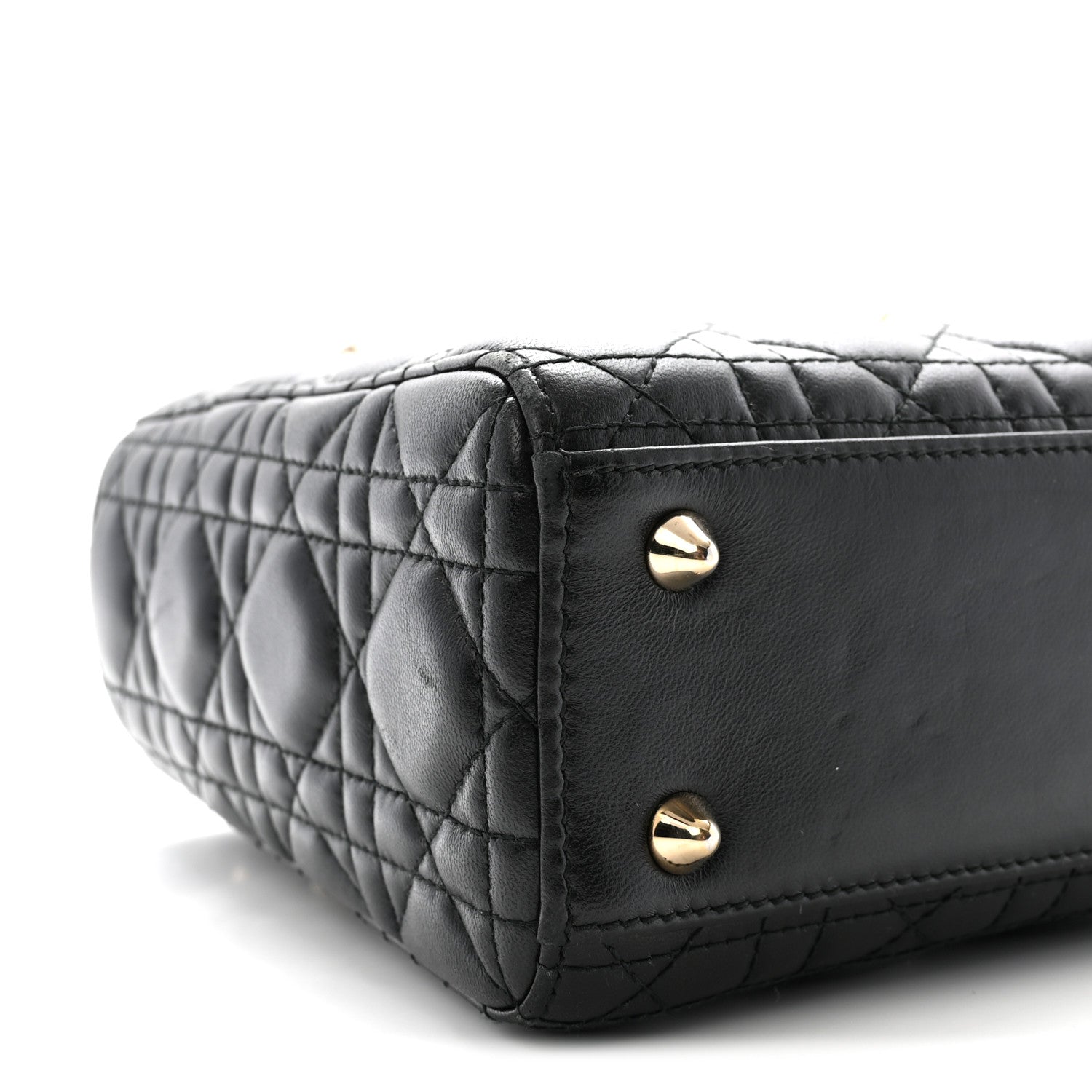 Lambskin Cannage Small My ABCD1OR Lady D1OR Black