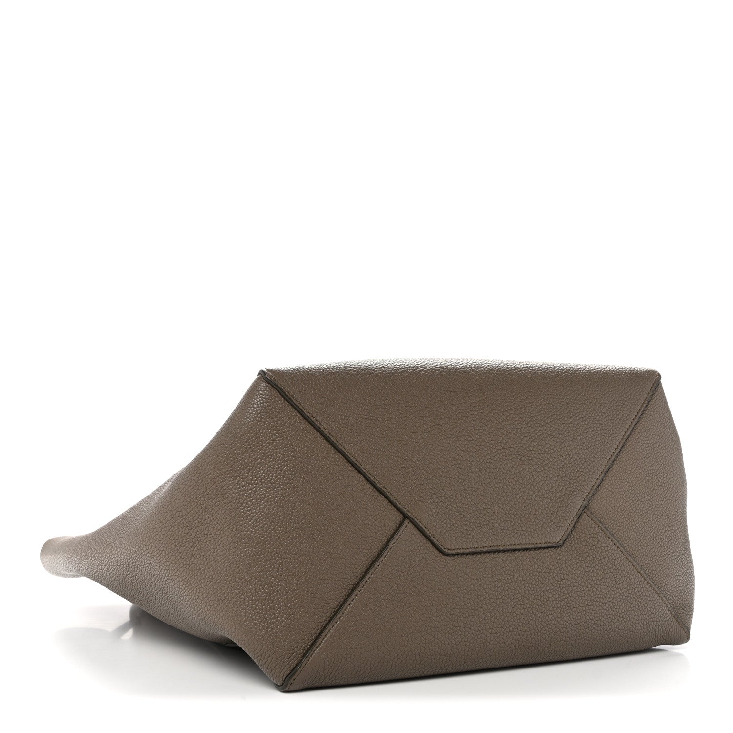 Soft Grained Calfskin Small Belt Cabas Phantom Taupe