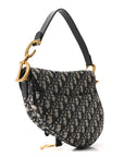 Oblique Saddle Bag Blue