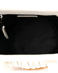 Nappa Matelasse Wicker Basket Bag White Miele
