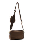 Re-Nylon Saffiano Mini Shoulder Bag Sienna