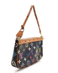 Monogram Multicolor Pochette Accessories Black