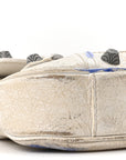 Agneau Arena Charms Small Le Cagole Sling Bag Optic White