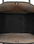 Toile Buffle Skipper Garden Party 36 MM Tote Black