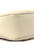 Calfskin Matelasse Monogram Lou Camera Bag Crema Soft