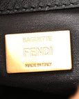 Shearling Vitello Dolce Macro FF 1974 Baguette Tobacco Black