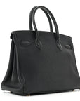 Togo Birkin 30 Black
